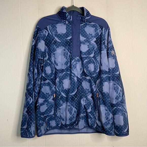 Adidas Climawarm Floral Fleece Pullover - Picture 1 of 6
